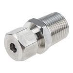RS PRO In-Line Thermocouple Compression Fitting for Use with Thermocouple, 1/2 NPT, 1/4in Probe, RoHS Compliant Standard