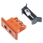 RS PRO Fascia Thermocouple Connector for Use with Type R/S Thermocouple, Standard Size, IEC Standard