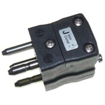 RS PRO Duplex Thermocouple Connector for Use with Type J Thermocouple, Standard Size, IEC Standard