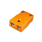 RS PRO In-Line Thermocouple Connector for Use with Thermocouple, Miniature, IEC Standard