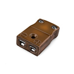 RS PRO In-Line Thermocouple Connector for Use with Thermocouple, Miniature, IEC Standard