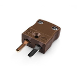 RS PRO In-Line Thermocouple Connector for Use with Thermocouple, Miniature, IEC Standard
