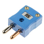 RS PRO In-Line Thermocouple Connector for Use with Type T Thermocouple, Standard Size, BS Standard