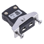 RS PRO Panel Mount Thermocouple Connector for Use with Type J Thermocouple, Miniature Size, IEC Standard