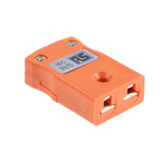 RS PRO In-Line Thermocouple Connector for Use with Type R/S Thermocouple, Miniature Size, IEC Standard