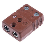 RS PRO High Temperature Thermocouple Connector for Use with Type J Thermocouple, Standard Size, IEC Standard