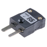 RS PRO In-Line Thermocouple Connector for Use with Type J Thermocouple, Miniature Size, ANSI Standard
