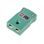 RS PRO In-Line Thermocouple Connector for Use with Type R/S Thermocouple, Miniature Size, ANSI Standard
