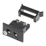 RS PRO Fascia Thermocouple Connector for Use with Type J Thermocouple, Miniature Size, ANSI Standard