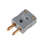 RS PRO In-Line Thermocouple Connector for Use with Type B Thermocouple, Standard Size, ANSI Standard