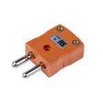 RS PRO In-Line Thermocouple Connector for Use with Type N Thermocouple, Standard Size, ANSI Standard