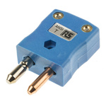 RS PRO In-Line Thermocouple Connector for Use with Type T Thermocouple, Standard Size, ANSI Standard