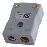 RS PRO In-Line Thermocouple Connector for Use with Type B Thermocouple, Standard Size, ANSI Standard