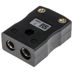 RS PRO In-Line Thermocouple Connector for Use with Type J Thermocouple, Standard Size, ANSI Standard