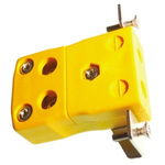 RS PRO Quickwire Panel Mount Thermocouple Connector for Use with Type K Thermocouple, Standard Size, ANSI Standard