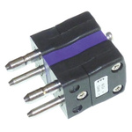 RS PRO Duplex Thermocouple Connector for Use with Type E Thermocouple, Standard Size, ANSI Standard