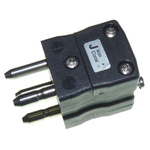 RS PRO Duplex Thermocouple Connector for Use with Type J Thermocouple, Standard Size, ANSI Standard