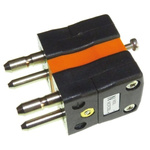 RS PRO Duplex Thermocouple Connector for Use with Type N Thermocouple, Standard Size, ANSI Standard