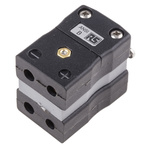 RS PRO Duplex Thermocouple Connector for Use with Type B Thermocouple, Standard Size, ANSI Standard