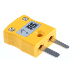 RS PRO In-Line Thermocouple Connector for Use with Type J Thermocouple, Miniature Size, JIS Standard
