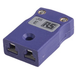 RS PRO In-Line Thermocouple Connector for Use with Type E Thermocouple, Miniature Size, JIS Standard