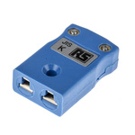 RS PRO In-Line Thermocouple Connector for Use with Type K Thermocouple, Miniature Size, JIS Standard