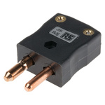 RS PRO In-Line Thermocouple Connector for Use with Type R/S Thermocouple, Standard Size, JIS Standard