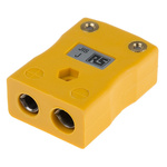 RS PRO In-Line Thermocouple Connector for Use with Type J Thermocouple, Standard Size, JIS Standard