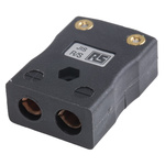RS PRO In-Line Thermocouple Connector for Use with Type R/S Thermocouple, Standard Size, JIS Standard