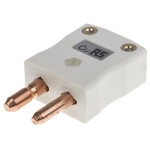 RS PRO In-Line Thermocouple Connector for Use with Type CU Thermocouple, Standard Size, IEC Standard