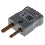 RS PRO In-Line Thermocouple Connector for Use with Type B Thermocouple, Miniature Size, IEC Standard