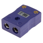 RS PRO In-Line Thermocouple Connector for Use with Type E Thermocouple, Standard Size, IEC Standard
