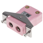 RS PRO Panel Mount Thermocouple Connector for Use with Type N Thermocouple, Standard Size, IEC Standard