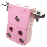 RS PRO Quickwire Panel Mount Thermocouple Connector for Use with Type N Thermocouple, Standard Size, IEC Standard