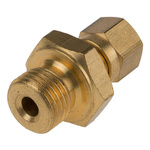 RS PRO In-Line Thermocouple Compression Fitting for Use with Thermocouple, 1/8 BSPP, 4.5mm Probe, RoHS Compliant