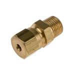 RS PRO In-Line Thermocouple Compression Fitting for Use with Thermocouple, 1/8 BSPT, 1/8in Probe, RoHS Compliant