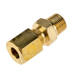 RS PRO In-Line Thermocouple Compression Fitting for Use with Thermocouple, 1/8 BSPT, 6mm Probe, RoHS Compliant Standard