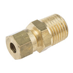 RS PRO In-Line Thermocouple Compression Fitting for Use with Thermocouple, 1/8 BSPT, 3/16in Probe, RoHS Compliant