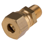 RS PRO In-Line Thermocouple Compression Fitting for Use with Thermocouple, 1/8 BSPT, 1/4in Probe, RoHS Compliant