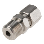 RS PRO In-Line Thermocouple Compression Fitting for Use with Thermocouple, 1/4 BSP, 4.5mm Probe, RoHS Compliant Standard