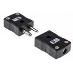 RS PRO In-Line Thermocouple Connector for Use with Type J Thermocouple, Standard Size, IEC Standard