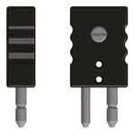 Reckmann In-Line Thermocouple Connector for Use with Type K Thermocouple, Standard