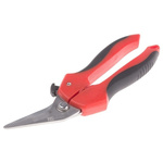 RS PRO 185 mm Angled Tin Snips for Various Materials