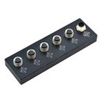 Bulgin M Series Sensor Box, M12, 5 port