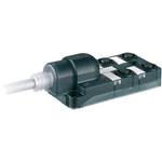 RS PRO Sensor Box, M12, 10m cable, 5 way, 4 port