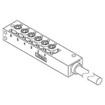 Molex 120247 Series Sensor Box, M8, 10m cable, 3 way, 6 port