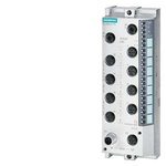 Siemens 6ES7 Series Sensor Box, M12, 10 port