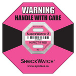 Shock Label 6.35mm x 42.93mm, 10