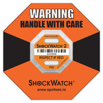 Shock Label 6.35mm x 42.93mm, 10