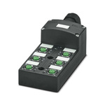 Phoenix Contact SACB Series Sensor Box, M12, 4 way, 6 port
